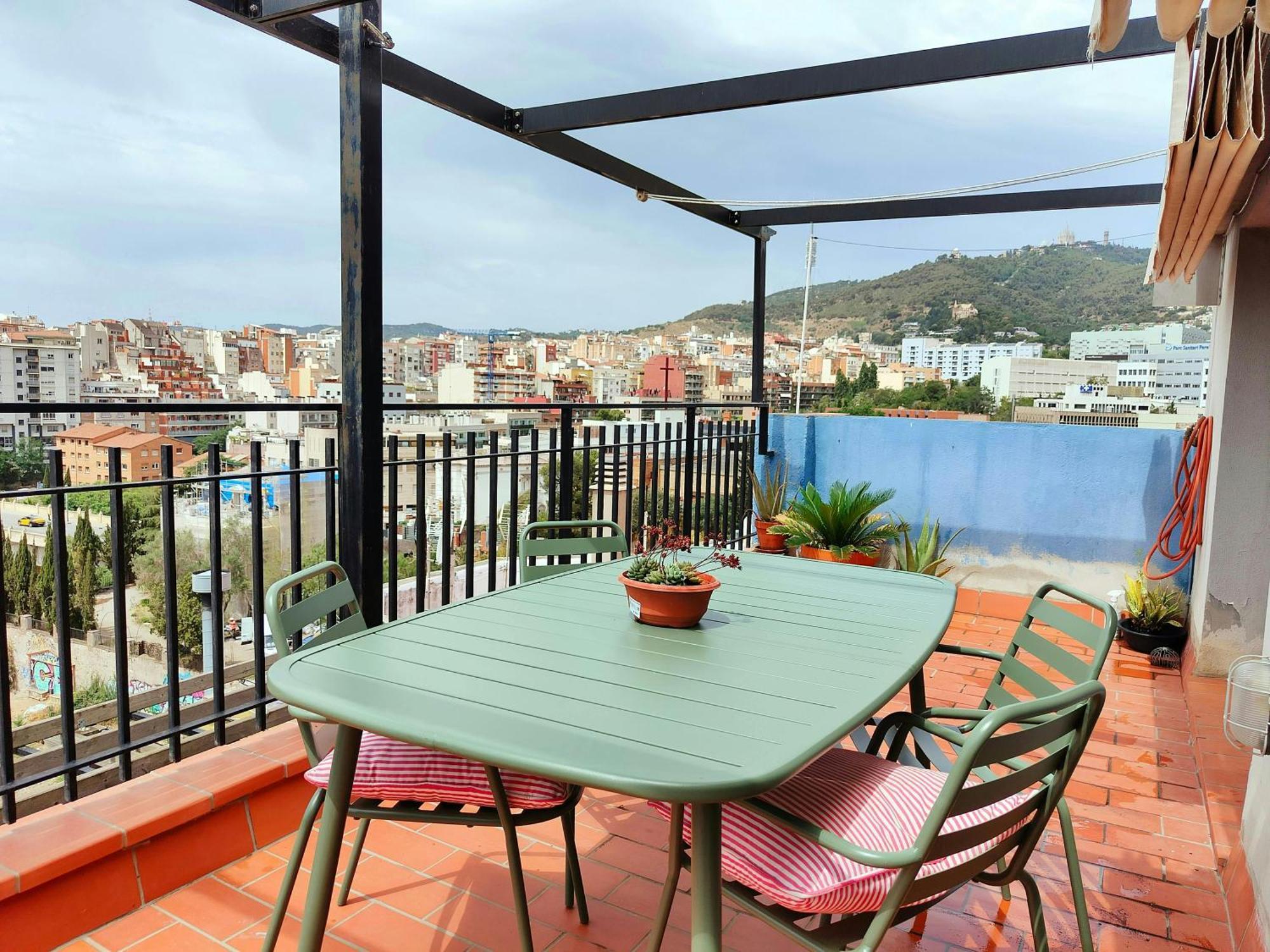 Amazing Views & Terrace! Gracia - Parc Gueell Apartamento